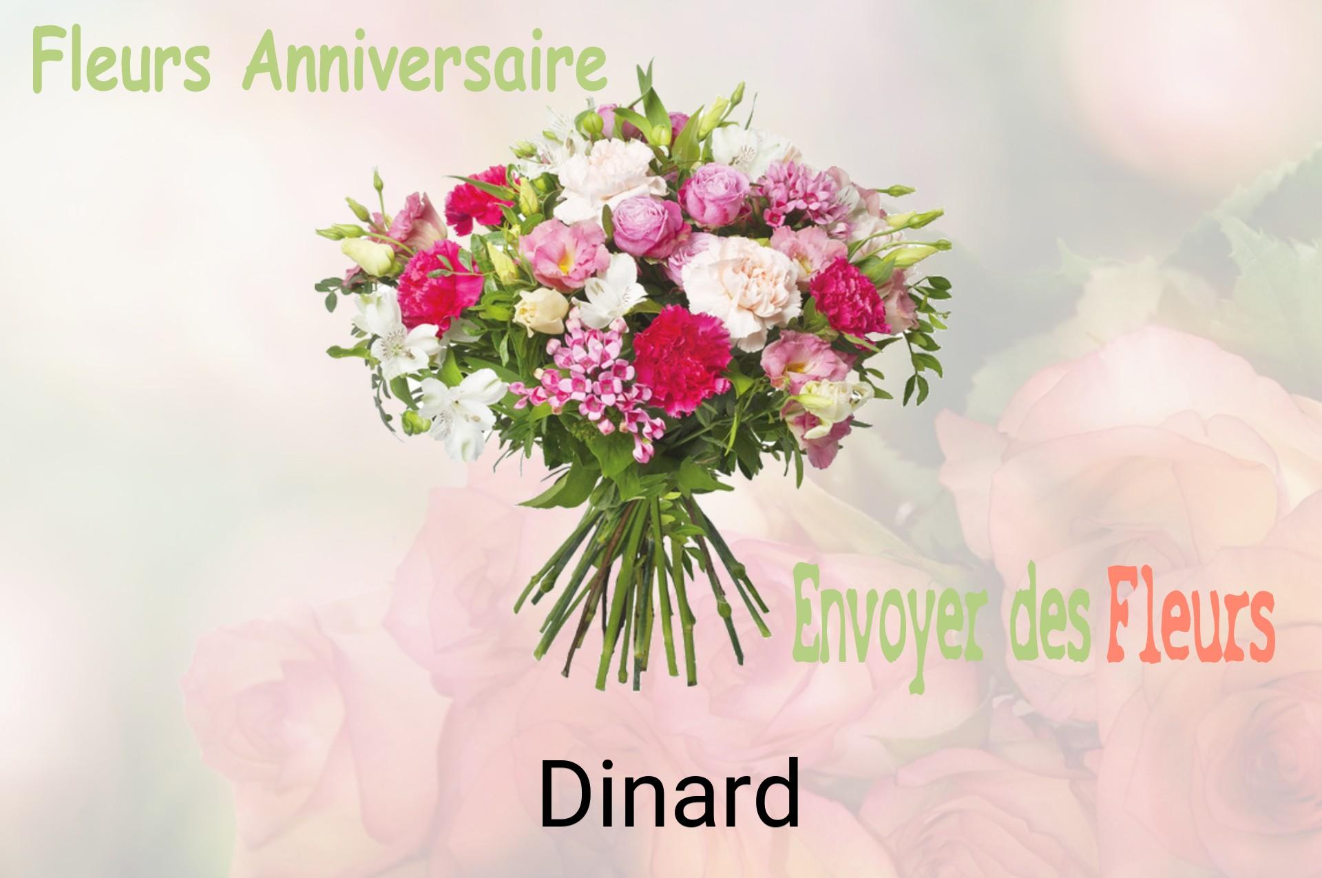 Bouquet de fleurs d’anniversaire livré à Dinard
